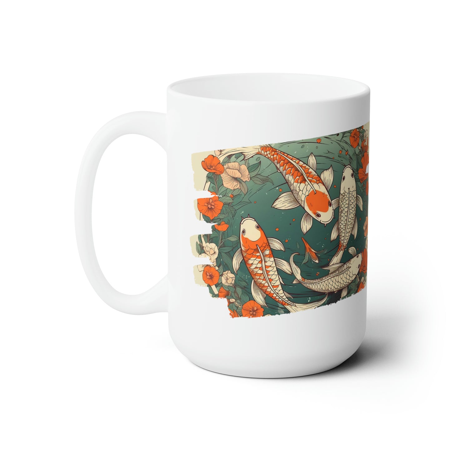 Golden fish - Ceramic Mug 15oz