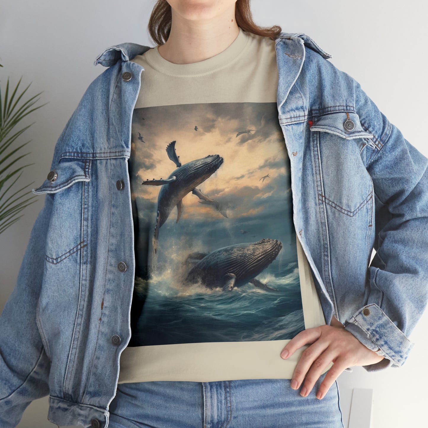 The Whale Chaos - Unisex Heavy Cotton Tee