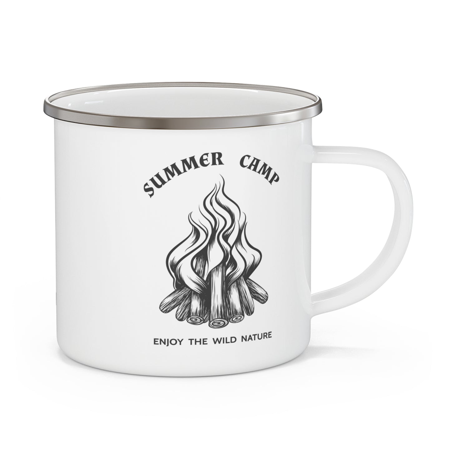 Camp fire - Enamel Camping Mug