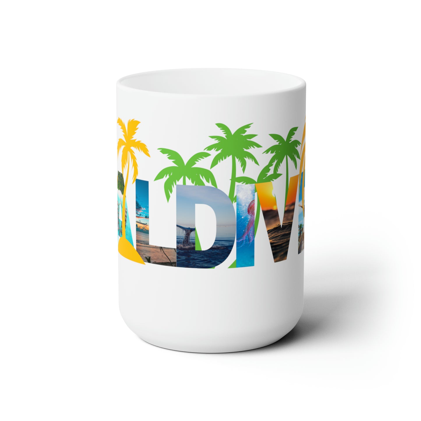 Maldives - Ceramic Mug 15oz - MenHal store
