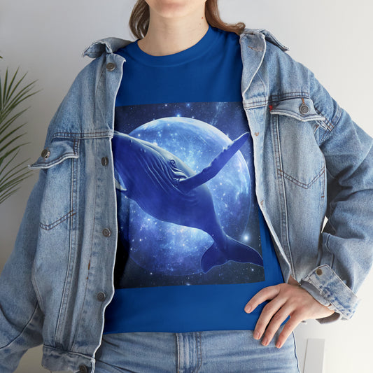 Blue whale dream - Unisex Heavy Cotton Tee