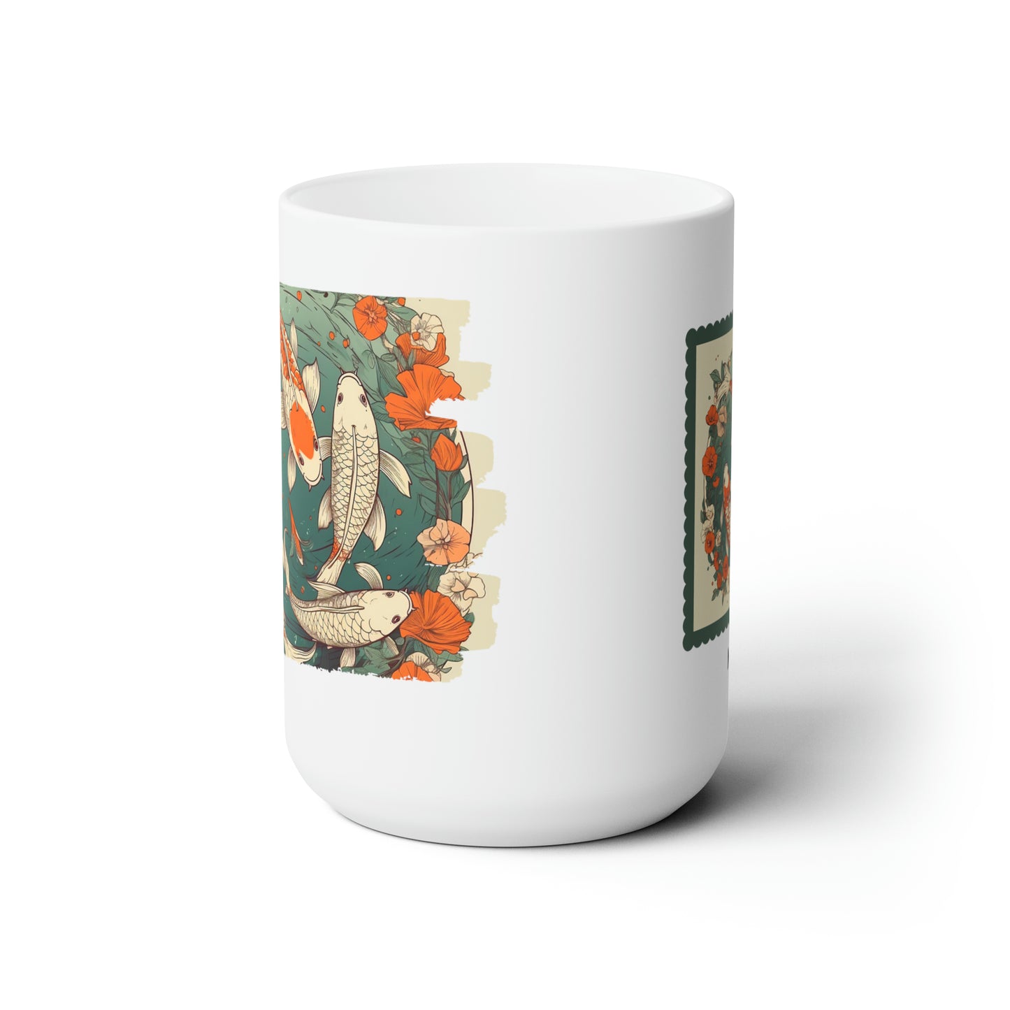 Golden fish - Ceramic Mug 15oz