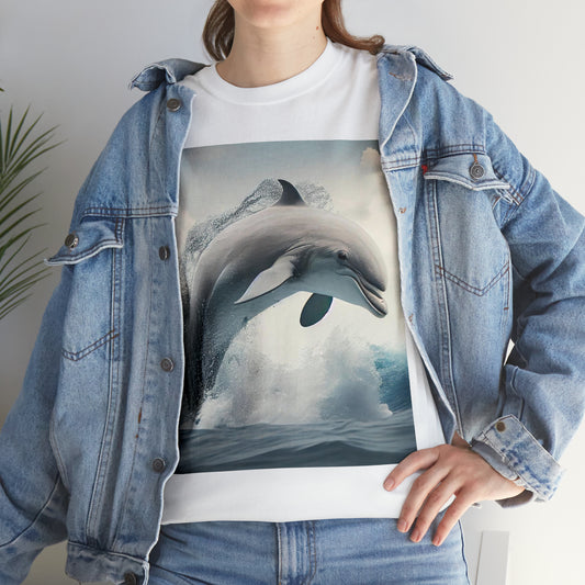 Dolphin - Unisex Heavy Cotton Tee