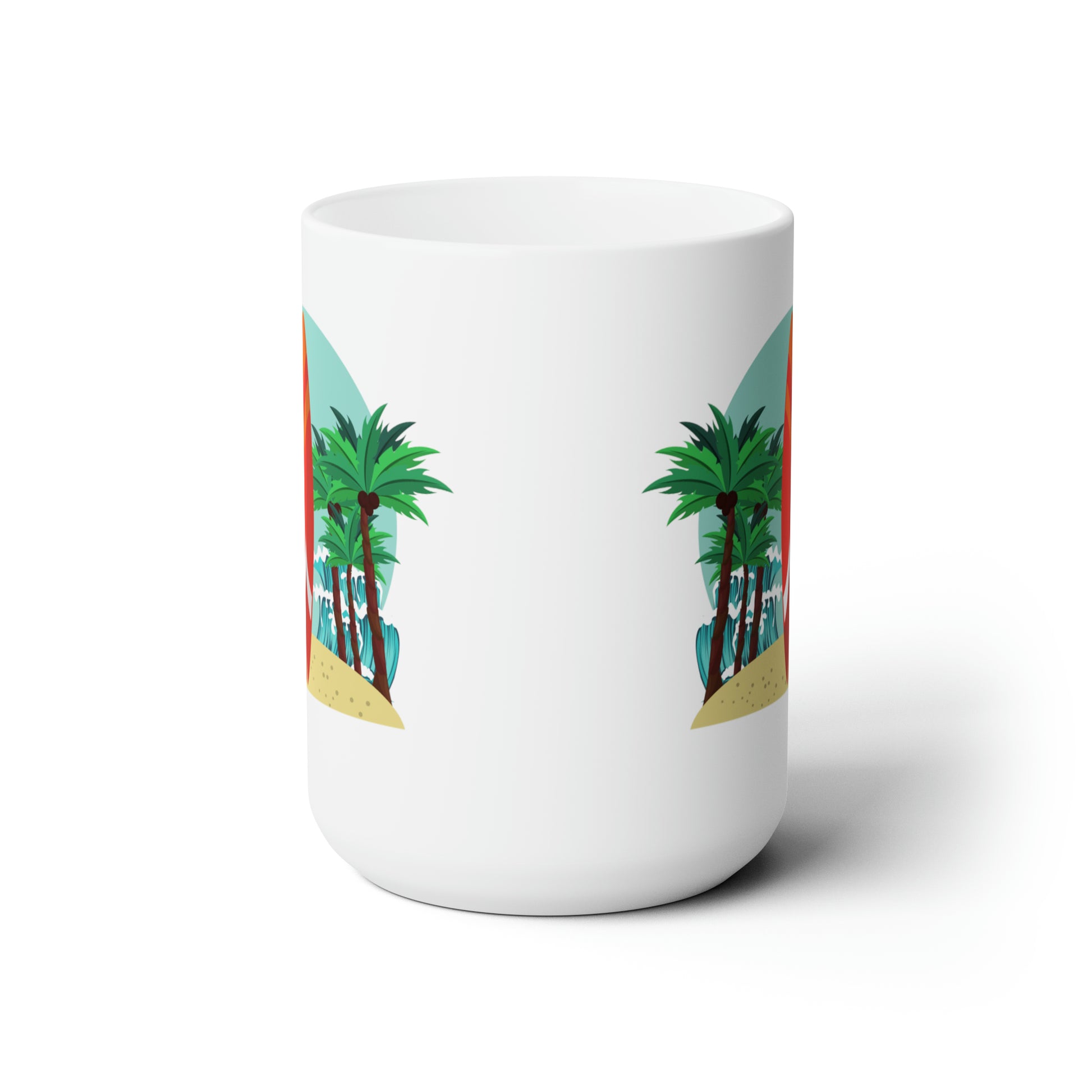 Beach - Ceramic Mug 15oz - MenHal store