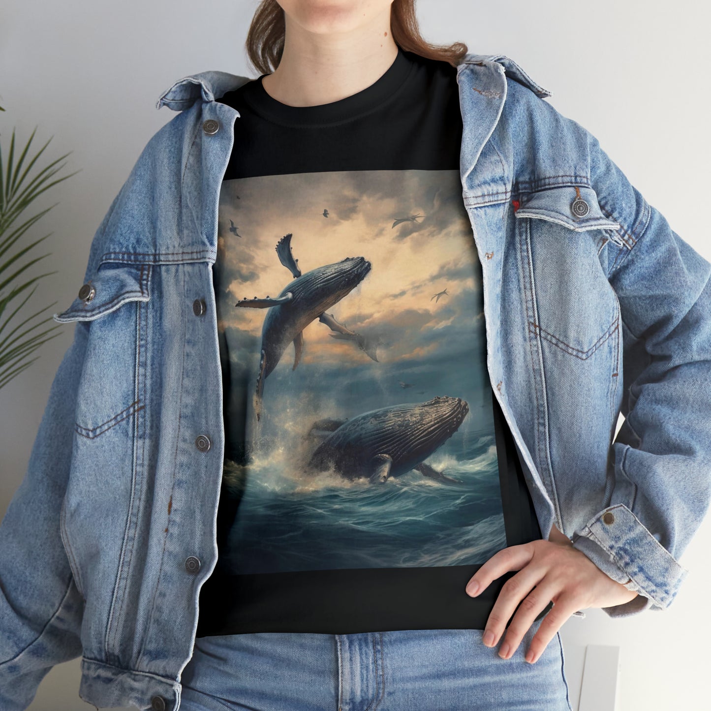 The Whale Chaos - Unisex Heavy Cotton Tee