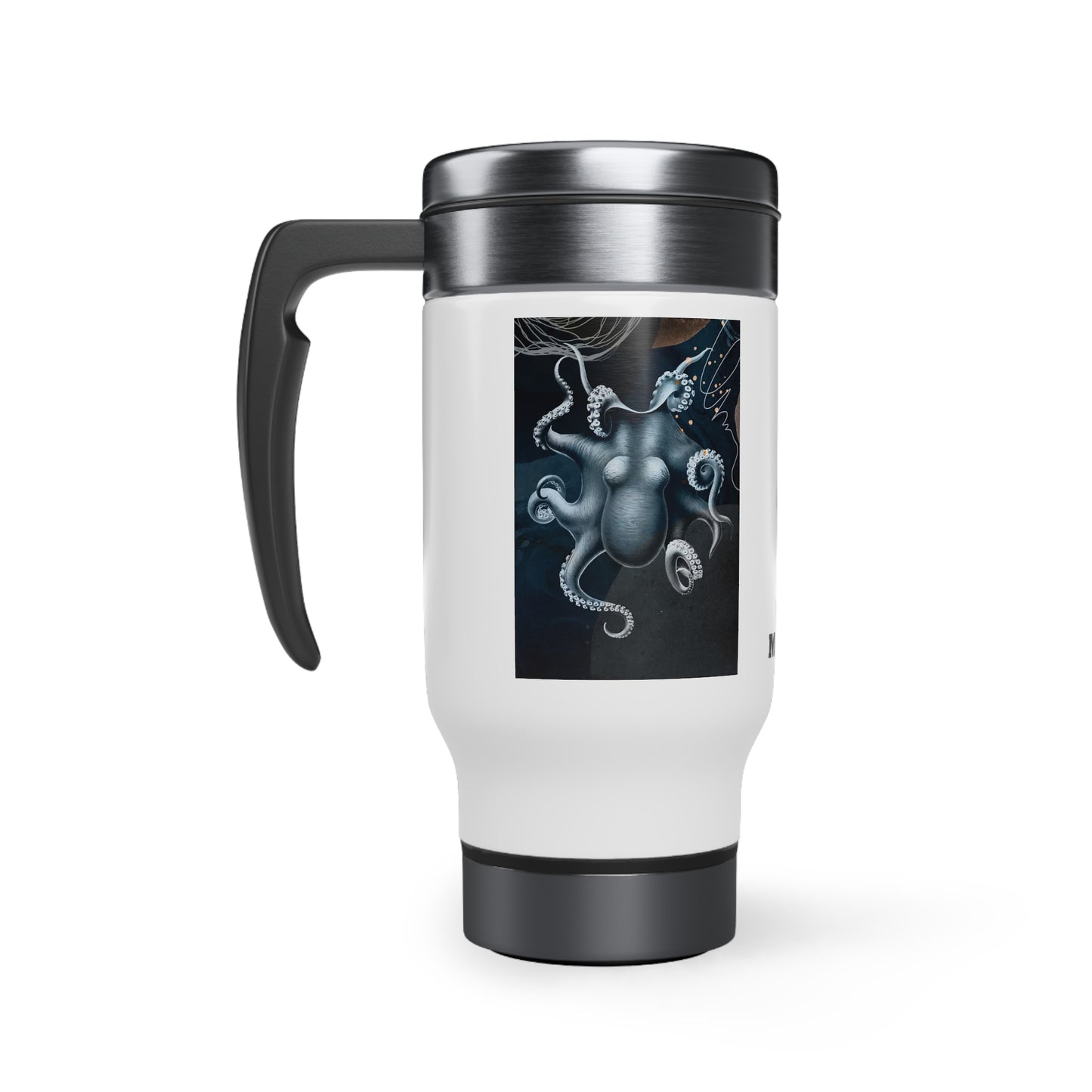 Octopus - Stainless Steel Travel Mug with Handle, 14oz