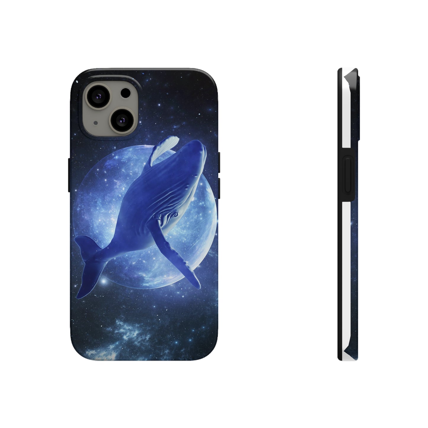 Blue whale dream - Tough Phone Cases