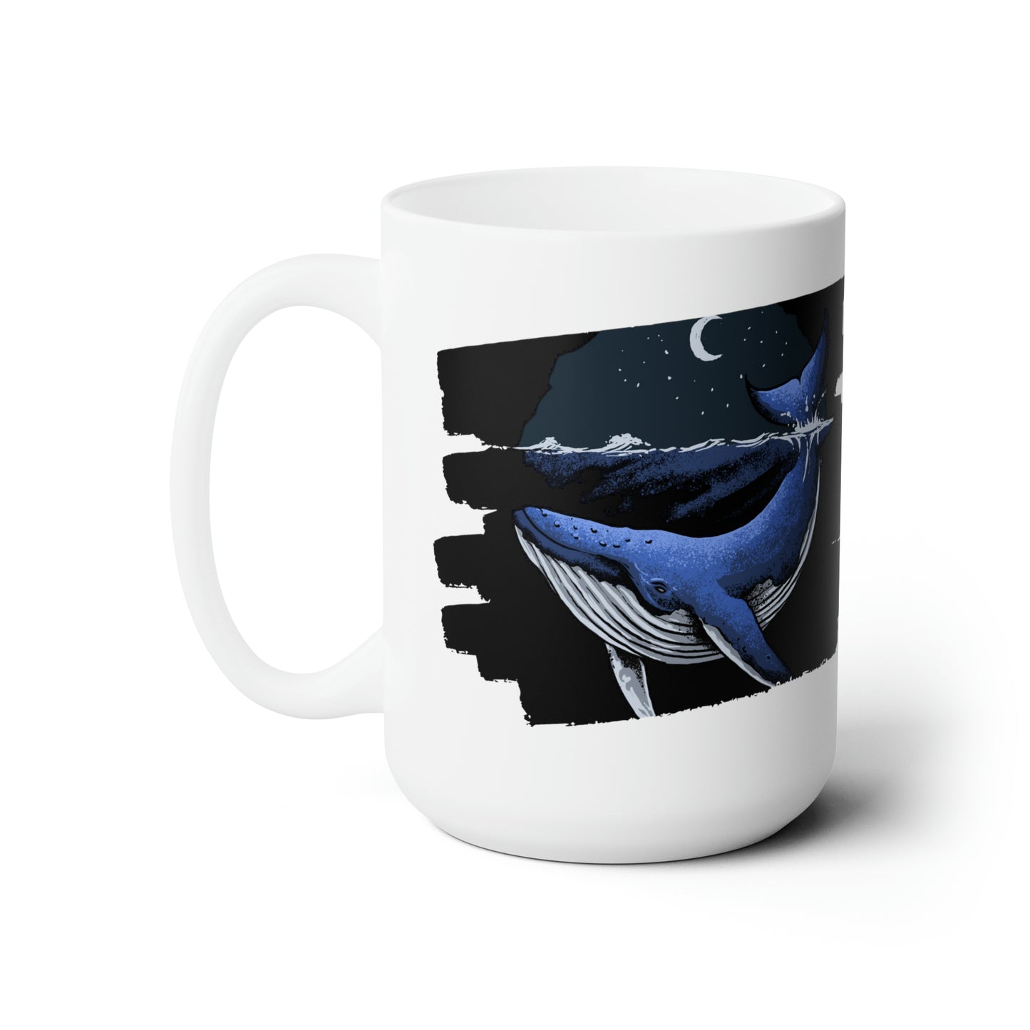 Whale night - Ceramic Mug 15oz