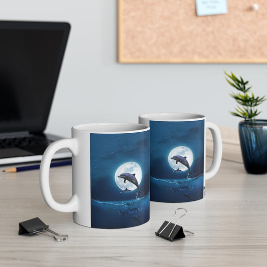 Dolphin - Ceramic Mug 11oz
