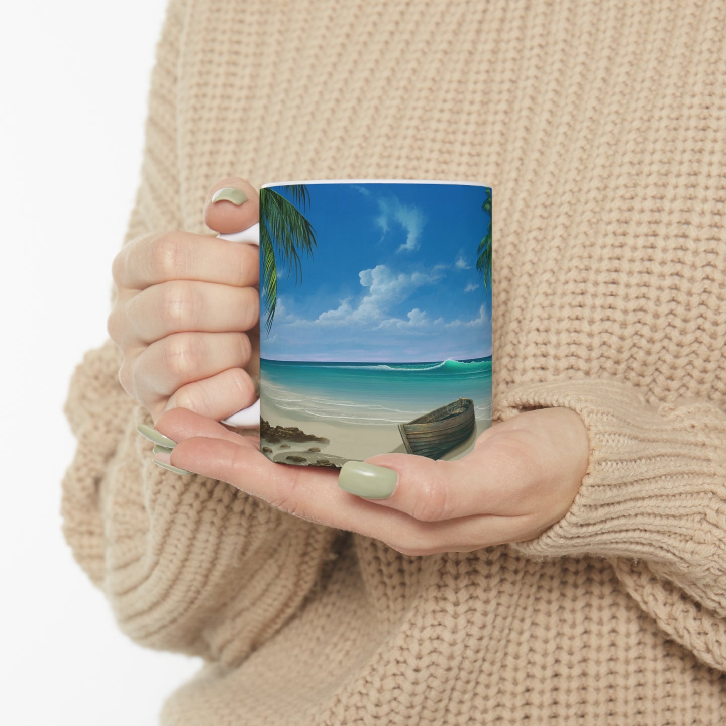 Maldives nature - Ceramic Mug 11oz