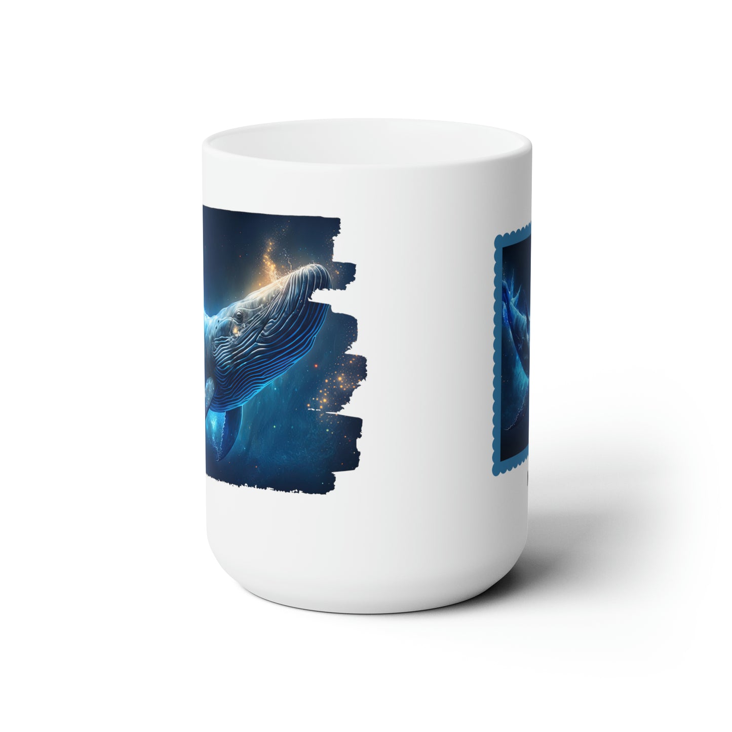 Blue whale - Ceramic Mug 15oz